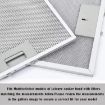Poweka Bosch Range Hood Filter Replacement 310x250x9mm - 5