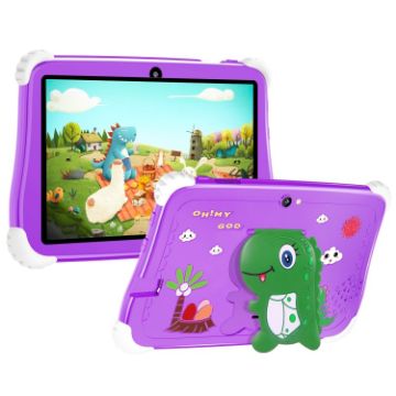 C75 Dinosaur 7" WiFi Kids Tablet PC, Android 7.1, Octa Core CPU - 1