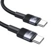 USAMS SJ727 240W USB-C to USB-C Data Cable 1.2m - Tarnish - 2