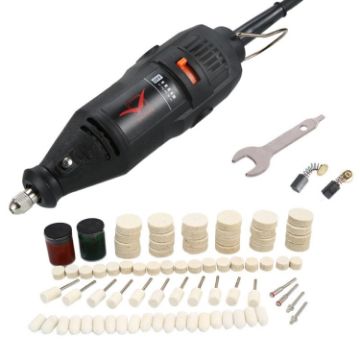 VICOVER Small Adjustable Speed Electrical Grinder Set Jade Carving Pen Polishing Tool EU Plug - 1
