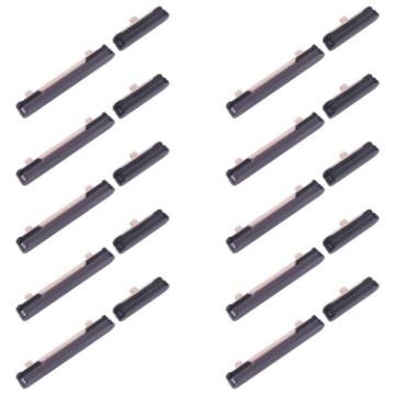 Samsung Galaxy S24 SM-S921B Power & Volume Control Buttons - 10pcs (Black) - 1