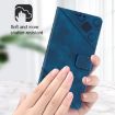 Oukitel C51 Blue Leather Phone Case - Skin Feel Embossed - 4