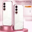 Meizu 21 Transparent Pink Phone Case - Fine Hole Plating - 2