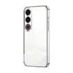 Meizu 21 Note Transparent Plating Phone Case - Silver - 1