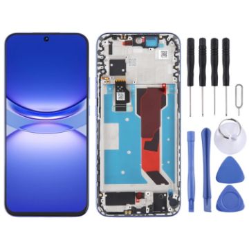Huawei nova 12 Lite LCD Screen Digitizer Assembly with Frame (Blue) - 1