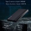Blueendless MR23S 2.5" SATA Mobile Hard Disk Enclosure - Type-C - 4