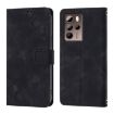 HTC U24 Pro Embossed Leather Phone Case - Black - 2