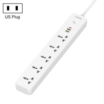 LDNIO SC5319 5-position Travel Home Office Socket with 38W USB Ports - 1