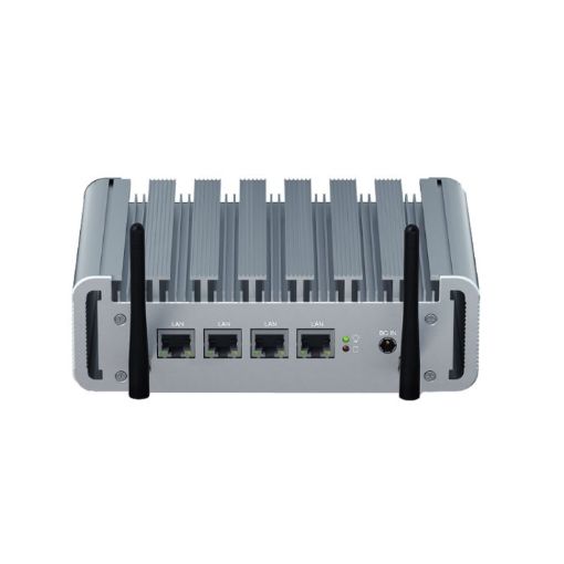 HYSTOU P09B-J4125-4L Industrial Computer 8GB DDR4+128GB SSD EU Adapter - 1