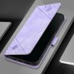 Samsung Galaxy Xcover 4s Embossed Leather Phone Case - Light Purple - 3
