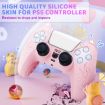 Yellow Cat Ear Silicone Case for Sony PS5 Gamepad - 4