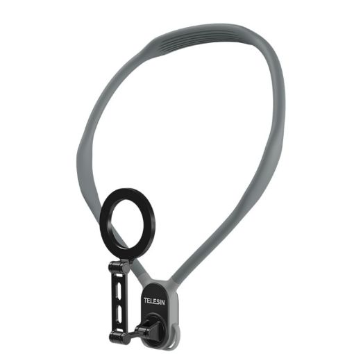 TELESIN MNM-002 Magsafe Magnetic Suction Neck Stand (Gray) - 1