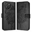 Blackview Shark 8 Embossed Butterfly Leather Phone Case - Black - 2