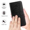 Blackview Shark 8 Embossed Butterfly Leather Phone Case - Black - 5