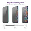 Samsung Galaxy A25 5G Privacy Tempered Glass Film - 5pcs - 4