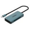 Onten C15 USB-C/Type-C CFast 2.0 & SD TF Card Reader Green - 1
