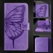 Oukitel C51 Purple Butterfly Leather Phone Case - 6