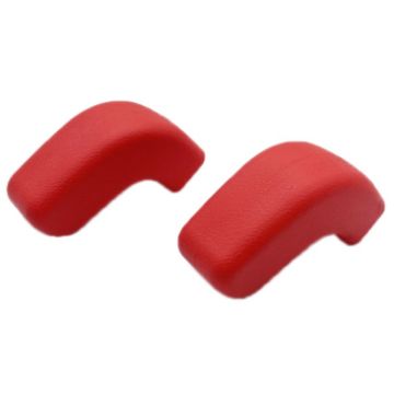 Red Front Bumper Trailer Hook Cover for Jeep Wrangler JK/JL/JT - 1
