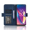 TCL 50 XL 5G Blue Leather Phone Case with Card Slots - 6