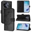 itel S24 Embossed Butterfly Leather Phone Case - Black - 1