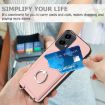Motorola Moto G Play 2024 5G R20 Pink Ring Card Holder Phone Case - 6