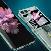 Samsung Galaxy Z Flip6 GKK Electroplating Phone Case with Ring - Black - 5