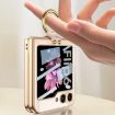 Samsung Galaxy Z Flip6 GKK Electroplating Phone Case with Ring - Black - 6