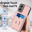 Motorola Moto G Stylus 5G 2024 R20 Pink Ring Card Holder Phone Case - 5