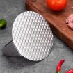 304 Stainless Steel Round Meat Patty Press Tool Burger Presser - 3