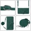 Oukitel C33 Crossbody Green Leather Phone Case - 3