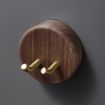 Dyson Hair Dryer Plug Wall-mounted Storage Rack Wooden Shelf - 1