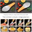 Stainless Steel Mango Slicing Tool - Fruit Peel Separator - 4