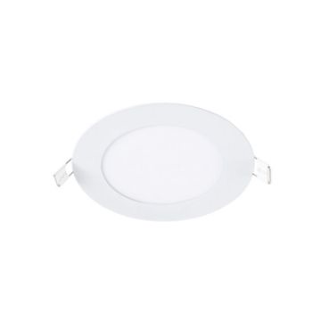 6W Round Opening 105mm Ceiling Downlight - 6000K White Light - 1