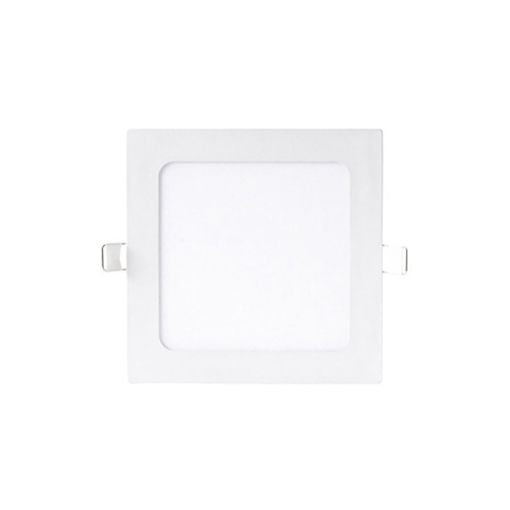9W Square Opening 130mm Downlight, 6000K White Light - 1