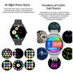 MT55 1.43" AMOLED HD Smart Health Watch, Leather Strap - Silver Brown - 6