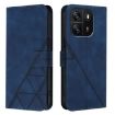 Blackview Wave 6C Crossbody 3D Embossed Flip Leather Phone Case Blue - 2