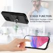 For Honor X6a Global R20 Ring Card Holder Phone Case - Black - 4