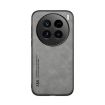 vivo X100 Ultra Magnetic Leather Back Phone Case - Light Grey - 2