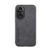 For Honor 200 Magnetic Leather Back Phone Case - Dark Grey - 2