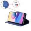 TCL 501 4G Blue Leather Phone Case - Diamond Texture - 6