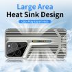 iPhone 12 Blade Cooling PC Full Coverage Phone Case - Titanium Silver - 3