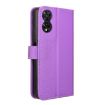 TCL 505 4G Purple Leather Phone Case - Diamond Texture - 3