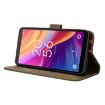 TCL 501 4G Diamond Texture Leather Phone Case - Brown - 5