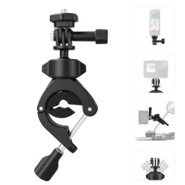 TELESIN Lightweight Stem Clamp Cycling Bracket - 360 Degree Adjustable Sports Camera - 1