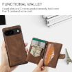 Google Pixel 9 JEEHOOD J01 Retro Wallet Phone Case (Brown) - 4