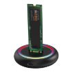 Blueendless SD03C M.2 NVMe/NGFF Dual-Protocol SSD Base With RGB Color Light - 2