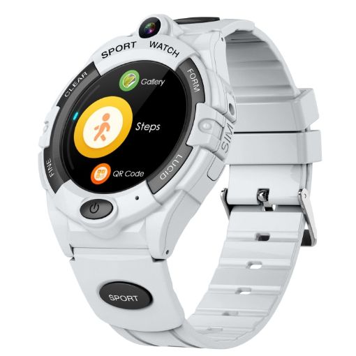 LEMFO i10 1.28" Sport Smart Watch - Bluetooth Call/GPS/Heart Rate - White - 1