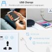 Graffiti Smart Socket With Switch USB+Type-C Dual Port Remote Control Socket - 5