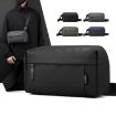 WEPOWER Men Casual Single Shoulder Crossbody Bag - Black - 2