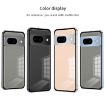 Google Pixel 7 Snap Buckle Metal Frame Frosted Phone Case Silver - 2